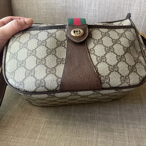 Authentic Gucci vintage web sherry line crossbody bag 89.02.032 (R09) - Picture 7 of 16